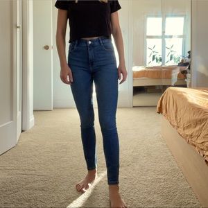High Waisted Zara Skinny Jeans